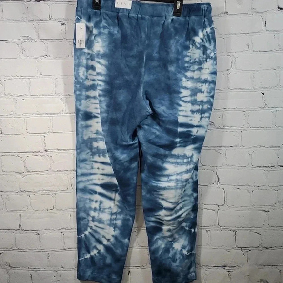 Lane Bryant Livi Sweatpant Joggers Blue Tie Dye Size 14/16 NWT - Picture 9 of 13